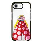 For iPhone 7 / 8 / SE 2020 2022 Simple Illustration Pattern Full Coverage Phone Case(Personality Girl B)