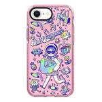 For iPhone 7 / 8 / SE 2020 2022 Simple Illustration Pattern Full Coverage Phone Case(Summer Vacation A)