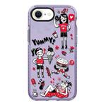 For iPhone 7 / 8 / SE 2020 2022 Simple Illustration Pattern Full Coverage Phone Case(Summer Vacation B)
