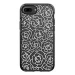 For iPhone 7 Plus / 8 Plus Simple Illustration Pattern Full Coverage Phone Case(Camellia B)