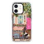 For iPhone 11 Simple Illustration Pattern Full Coverage Phone Case(Spring Scene E)
