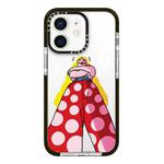 For iPhone 11 Simple Illustration Pattern Full Coverage Phone Case(Personality Girl B)