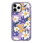 For iPhone 11 Pro Max Simple Illustration Pattern Full Coverage Phone Case(Fresh Flower A)