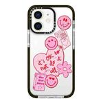 For iPhone 12 mini Simple Illustration Pattern Full Coverage Phone Case(Love Club A)