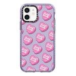 For iPhone 12 mini Simple Illustration Pattern Full Coverage Phone Case(Love Club C)