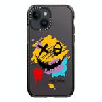 For iPhone 13 Simple Illustration Pattern Full Coverage Phone Case(Graffiti Letters A)