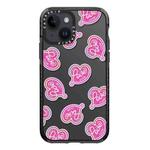 For iPhone 14 Plus Simple Illustration Pattern Full Coverage Phone Case(Love Club B)