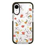 For iPhone XR Simple Illustration Pattern Full Coverage Phone Case(Lucky Cat A)