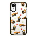 For iPhone XR Simple Illustration Pattern Full Coverage Phone Case(Cute Dog Bear B)