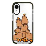 For iPhone XR Simple Illustration Pattern Full Coverage Phone Case(Capybara A)