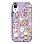 For iPhone XR Simple Illustration Pattern Full Coverage Phone Case(Ice Cream Piglet)