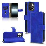 For OnePlus 13T Skin Feel Magnetic Flip Leather Phone Case(Blue)