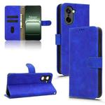 For OnePlus Ace 5 Racing Skin Feel Magnetic Flip Leather Phone Case(Blue)