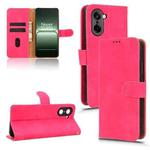 For OnePlus Ace 5 Racing Skin Feel Magnetic Flip Leather Phone Case(Rose Red)