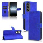 For OnePlus Ace 5 Ultra Skin Feel Magnetic Flip Leather Phone Case(Blue)