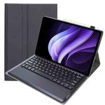 For vivo Pad3 12.1 inch AV10 TPU Ultra-thin Detachable Bluetooth Keyboard Leather Case(Black)