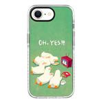 For iPhone 7 / 8 / SE 2020 2022 Simple Illustration Pattern Full Coverage Phone Case(Watch TV Duck)