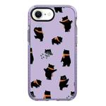 For iPhone 7 / 8 / SE 2020 2022 Simple Illustration Pattern Full Coverage Phone Case(Cute Dog Bear C)