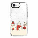For iPhone 7 / 8 / SE 2020 2022 Simple Illustration Pattern Full Coverage Phone Case(Winter Bear)