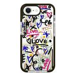 For iPhone 7 / 8 / SE 2020 2022 Simple Illustration Pattern Full Coverage Phone Case(Graffiti Letters C)