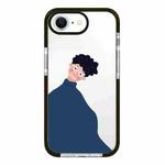For iPhone 7 / 8 / SE 2020 2022 Simple Illustration Pattern Full Coverage Phone Case(Sweater Couple A)