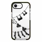 For iPhone 7 / 8 / SE 2020 2022 Simple Illustration Pattern Full Coverage Phone Case(Clothesline)