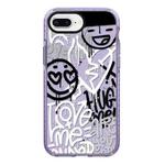 For iPhone 7 Plus / 8 Plus Simple Illustration Pattern Full Coverage Phone Case(Graffiti Letters B)