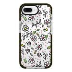 For iPhone 7 Plus / 8 Plus Simple Illustration Pattern Full Coverage Phone Case(Fresh Flower C)