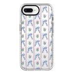 For iPhone 7 Plus / 8 Plus Simple Illustration Pattern Full Coverage Phone Case(Bowknot Flowers)