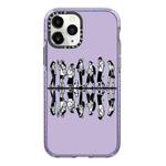 For iPhone 11 Pro Max Simple Illustration Pattern Full Coverage Phone Case(Simple Girl B)