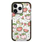 For iPhone 11 Pro Max Simple Illustration Pattern Full Coverage Phone Case(Watermelon Pig)