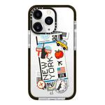 For iPhone 11 Pro Max Simple Illustration Pattern Full Coverage Phone Case(Travel Ticket C)