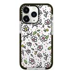 For iPhone 11 Pro Max Simple Illustration Pattern Full Coverage Phone Case(Fresh Flower C)