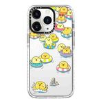 For iPhone 11 Pro Max Simple Illustration Pattern Full Coverage Phone Case(Duck Holiday A)