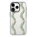 For iPhone 11 Pro Max Simple Illustration Pattern Full Coverage Phone Case(Flowers)