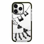 For iPhone 11 Pro Max Simple Illustration Pattern Full Coverage Phone Case(Clothesline)