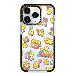 For iPhone 11 Pro Max Simple Illustration Pattern Full Coverage Phone Case(Duck Holiday B)