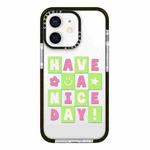 For iPhone 12 mini Simple Illustration Pattern Full Coverage Phone Case(Good Day A)