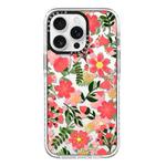 For iPhone 12 Pro Max Simple Illustration Pattern Full Coverage Phone Case(Fresh Flower B)