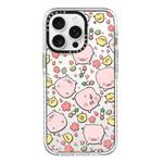 For iPhone 12 Pro Max Simple Illustration Pattern Full Coverage Phone Case(Candied Haws Pig)