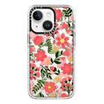 For iPhone 13 mini Simple Illustration Pattern Full Coverage Phone Case(Fresh Flower B)
