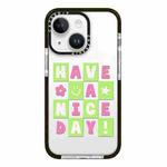 For iPhone 14 Simple Illustration Pattern Full Coverage Phone Case(Good Day A)