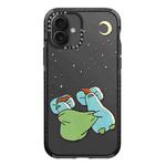 For iPhone 16 Simple Illustration Pattern Full Coverage Phone Case(Sleeping Duck)