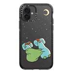 For iPhone 16 Plus Simple Illustration Pattern Full Coverage Phone Case(Sleeping Duck)