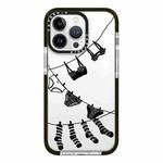 For iPhone 16 Pro Simple Illustration Pattern Full Coverage Phone Case(Clothesline)