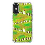 For iPhone X / XS Simple Illustration Pattern Full Coverage Phone Case(Penguin)