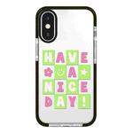 For iPhone X / XS Simple Illustration Pattern Full Coverage Phone Case(Good Day A)