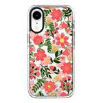 For iPhone XR Simple Illustration Pattern Full Coverage Phone Case(Fresh Flower B)