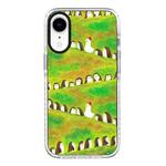 For iPhone XR Simple Illustration Pattern Full Coverage Phone Case(Penguin)