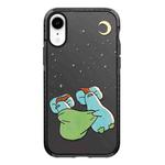 For iPhone XR Simple Illustration Pattern Full Coverage Phone Case(Sleeping Duck)